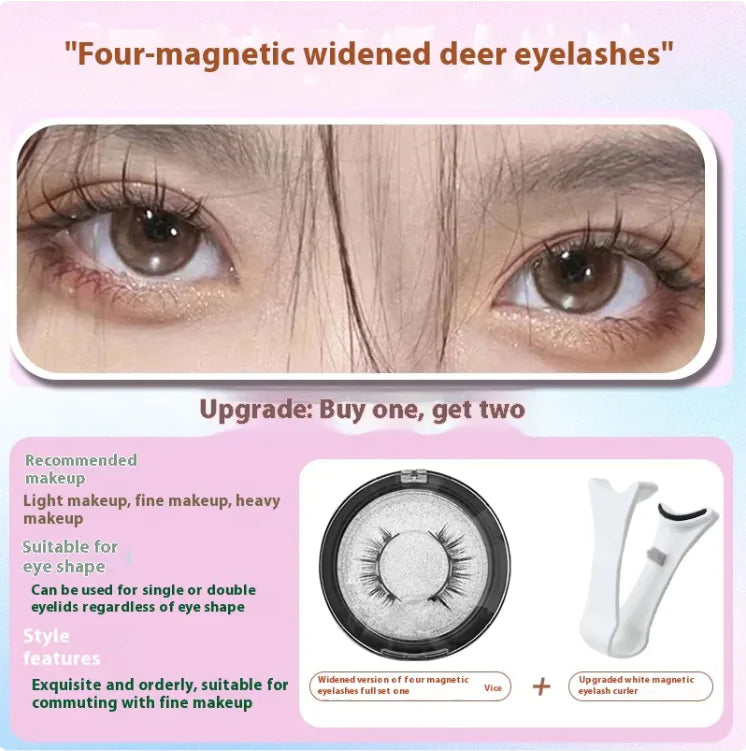 Reusable Glue-Free False Lashes